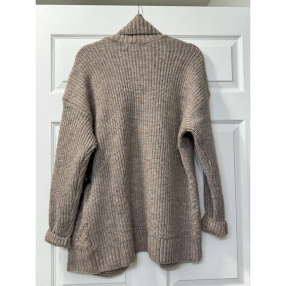 NWT Frye Long Open Front Wool Blend Cardigan In Terrain Heather Women’s Sz S - Picture 2 of 14